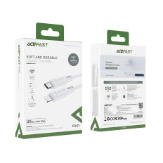Káblový kábel pre iPhone MFI USB-C - Lightning 30W 3A 1.2m Biela
