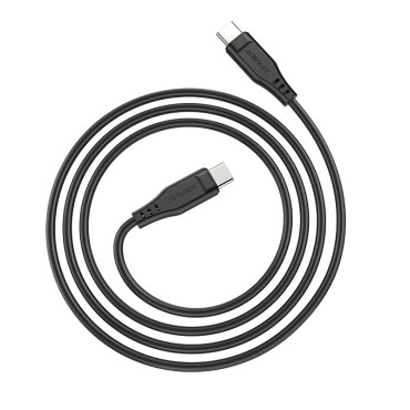 Kabelių viela USB-C 60W 20V 3A telefonui 1.2m Balta