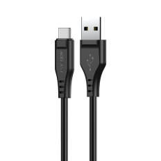 Fio de cabo para telefone USB - USB-C 3A 1.2m Preto