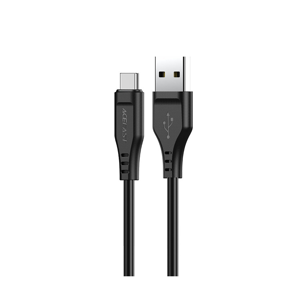 Káblový vodič pre telefónny server USB - USB-C 3A 1.2m Čierna