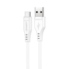 Cable wire for USB phone - USB-C 3A 1.2m White