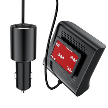 Carregador de carro 90w USB-C 3X USB QC 3.0 Preto