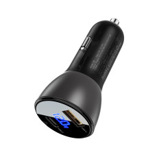 Carregador de carro 63W 12V USB-C USB SFCP Preto