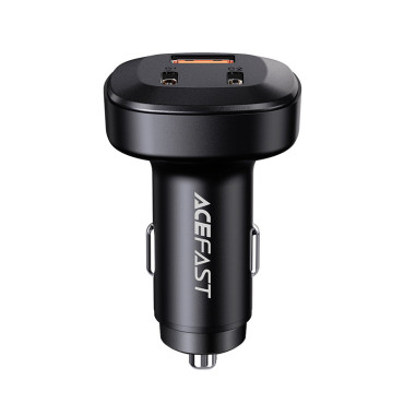 Carregador de carro 66W 2X USB-C USB POWER ENTREGA QC 4.0 Preto