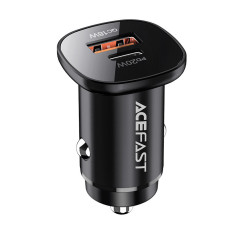 Carregador de carro 38W USB-C USB POWER ENTREGA QC 3.0 Preto