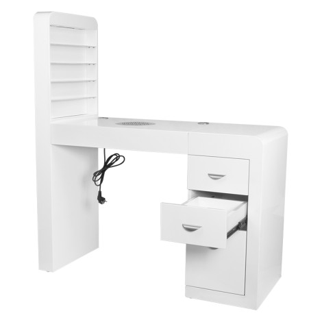 Mesa Cosmética 310 blanca derecha