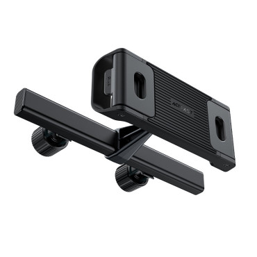 Suporte de encosto de carro para telefone e tablet 135-230mm largura preta