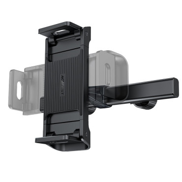 Suporte de encosto de carro para telefone e tablet 135-230mm largura preta