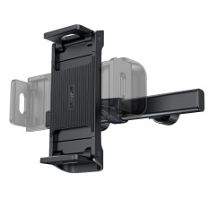 Suporte de encosto de carro para telefone e tablet 135-230mm largura preta