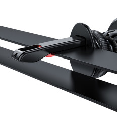 Suporte magnético do carro para telefone no cockpit e verificador de ventilação preto