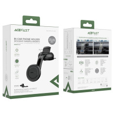 Suporte magnético do carro para telefone no cockpit e verificador de ventilação preto