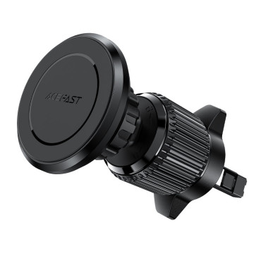 Punho de carro magnético para um telefone de ventilação preto