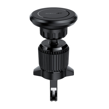 Punho de carro magnético para um telefone de ventilação preto