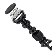 Punho de carro magnético para um telefone de ventilação preto