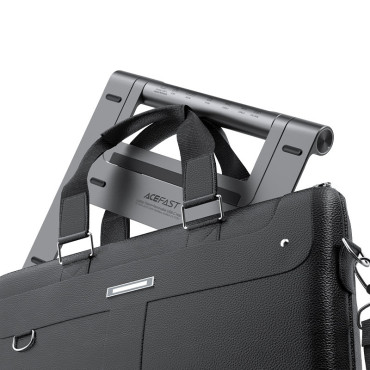 8in1 Stand Laptop + Hub multi-função USB-C TF SD HDMI 4K RJ45 100W Cinza