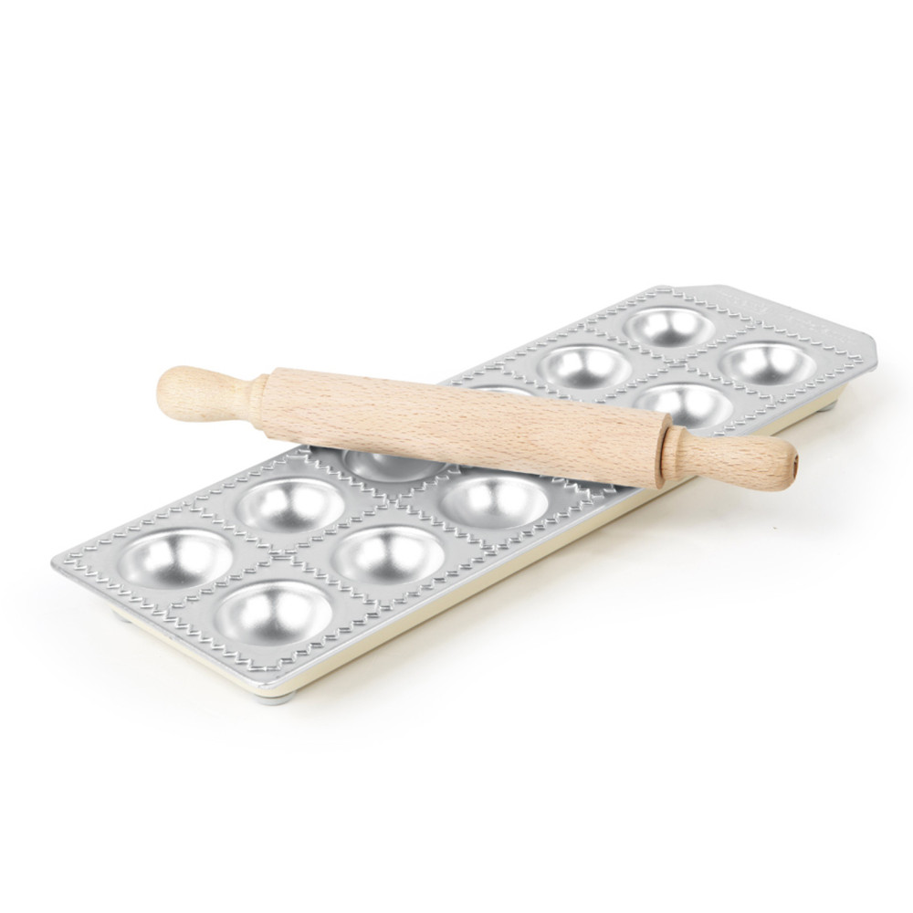 Schimmel mit einer Walze zur Herstellung von runden Ravioli 12pcs - Hendi 975541 Schimmel mit einer Walze zur Herstellung von runden Ravioli 12pcs - Hendi 975541