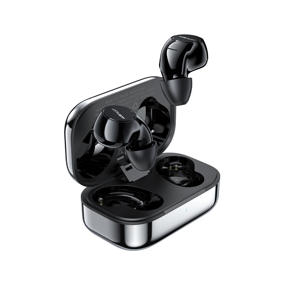 Herní bezdrátová sluchátka Funny TWS Bluetooth 5.2 Vodotěsné IPX4 Silver