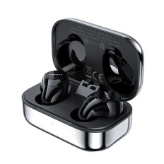 Herné bezdrôtové slúchadlá Funny TWS Bluetooth 5.2 Vodotesný IPX4 Silver