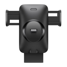 Carregador de automóveis de indução + alça para a sabedoria de telefone quadriculado Preto