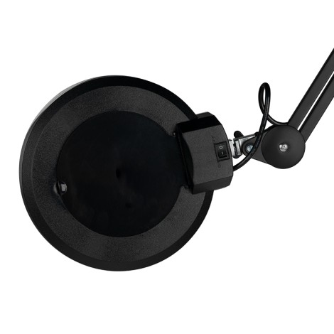 ACTIVESHOP S5 LED-forstørrelseslampe med sort tripod — ovenfra