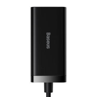 Rápido Universal Gan 2x USB-C 2X USB 100W QC 4,0+ Capítulo Preto AFC