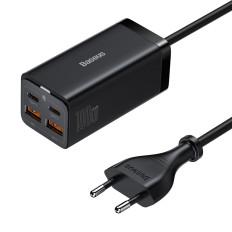 Rýchly universal GAN 2X USB-C 2X USB 100W QC 4.0+ AFC Čierna kapitola