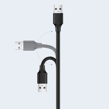 Adaptador de cable de extensión para USB 2.0 50 cm Cable negro