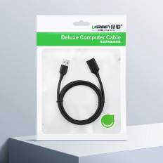 Extension cable Adapter for USB 2.0 50cm black cable