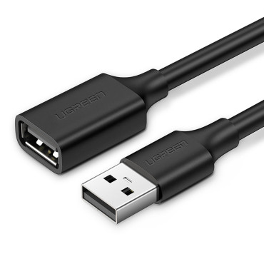Forlængerkabel adapter til USB 2,0 5m sort kabelkabel