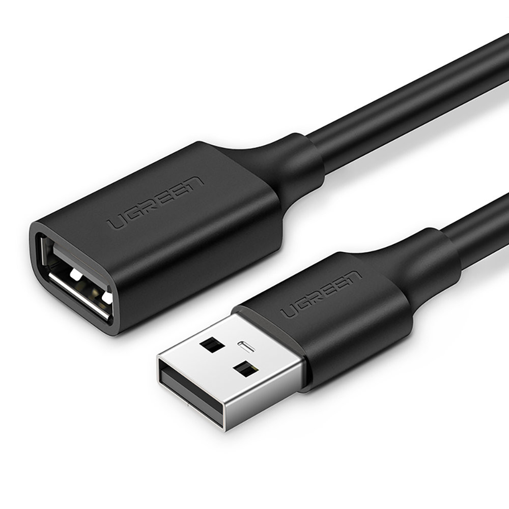 Laajennuskaapelisovitin USB 2.0 5m mustakaapelikaapelille