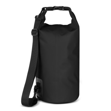 Bag BackPack Laukku Outdoor PVC Tourist vedenpitävä 10L - musta