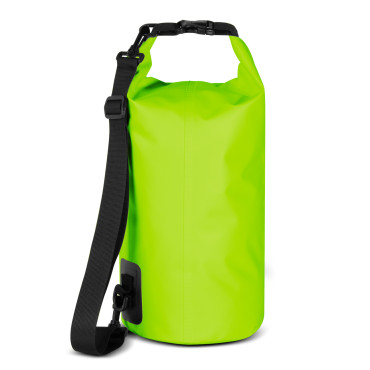 Mochila de bolsa de pvc ao ar livre Turista impermeável 10L - verde claro