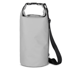 Saco mochila saco ao ar livre PVC turista impermeável 10l - cinza