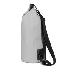 Saco mochila saco ao ar livre PVC turista impermeável 10l - cinza