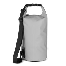 Saco mochila saco ao ar livre PVC turista impermeável 10l - cinza