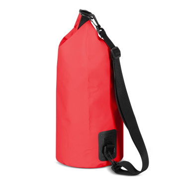 Bag mugursoma soma āra PVC tūrists ūdensnecaurlaidīgs 10l - sarkans