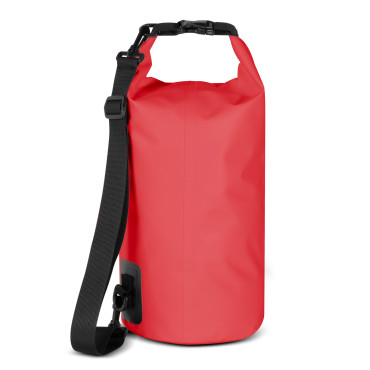 Bag mugursoma soma āra PVC tūrists ūdensnecaurlaidīgs 10l - sarkans