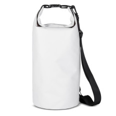 Torba nahrbtnik torba Outdoor PVC vodoodporna 10L - bela