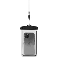 Veekindel korpus PVC-telefoniga jalutusrihmaga väljas - must