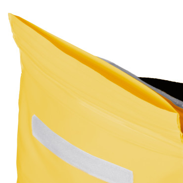 PVC impermeável do rim da saqueta em documentos do telefone ao ar livre - amarelo