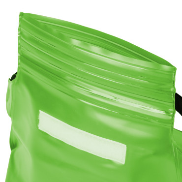 Rein de la PVC imperméable pour les documents en plein air de téléphone - vert