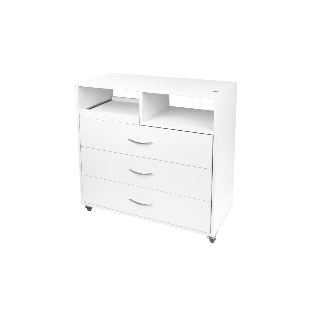 Y-200 hvid fodterapiassistent — forfra