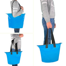 Strandtas Waterdichte PVC met armen op schouder 11L - Blauw