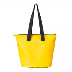 Beach bag Waterproof PVC with arms on shoulder 11l - yellow