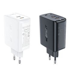 A29 GAN Nätverk Laddare Två USB-C PD 50W vita portar