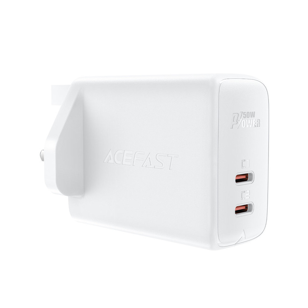 Português A32 Gan A32 Gan Press Ports PD 50W UK Plug UK White
