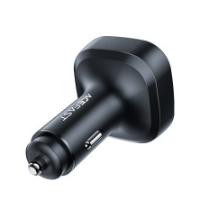 Billaddare med 2x USB-C 1X Display USB 101W Power Delivery QC 4.0 Svart
