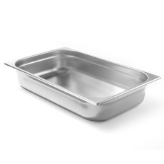 Contenitore GN 1/1 100 mm realizzato in acciaio inossidabile - Hendi 800133