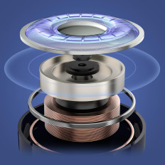 Headphones vezeték nélküli TWS Bluetooth kék