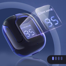 Följande hörlurar Trådlös TWS Bluetooth Blue